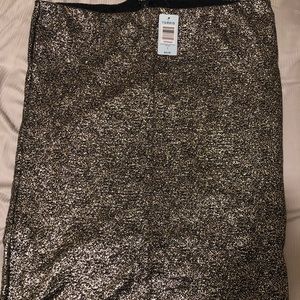 Torrid metallic pencil skirt